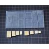 2pcs Mini Waffle Cookies Molds Silicone Mold for Making Chocolate Candy Muffin Mousses Cakes Pudding DIY Baking Craft