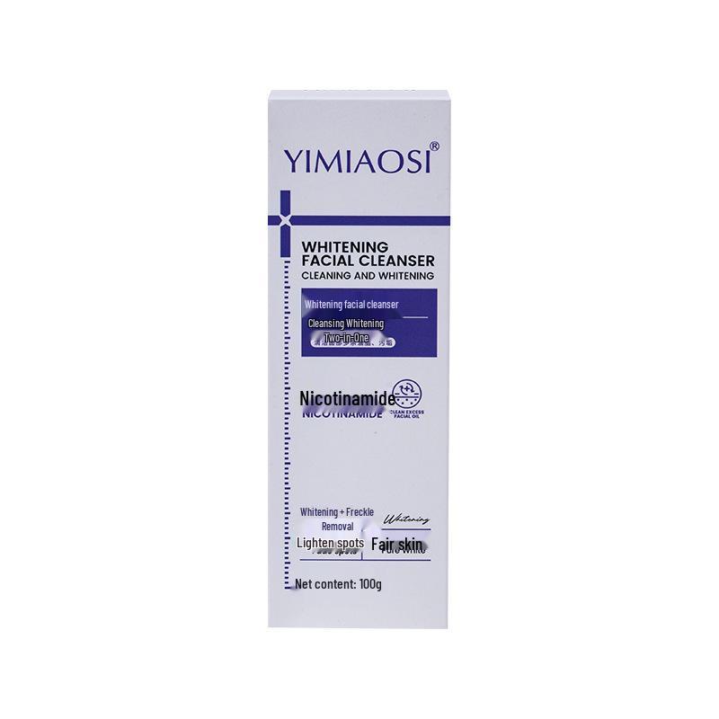 YIMIAOSI Niacinamide Whitening Facial Cleanser 100g - Brightens & Removes Spots, Japanese Bestseller