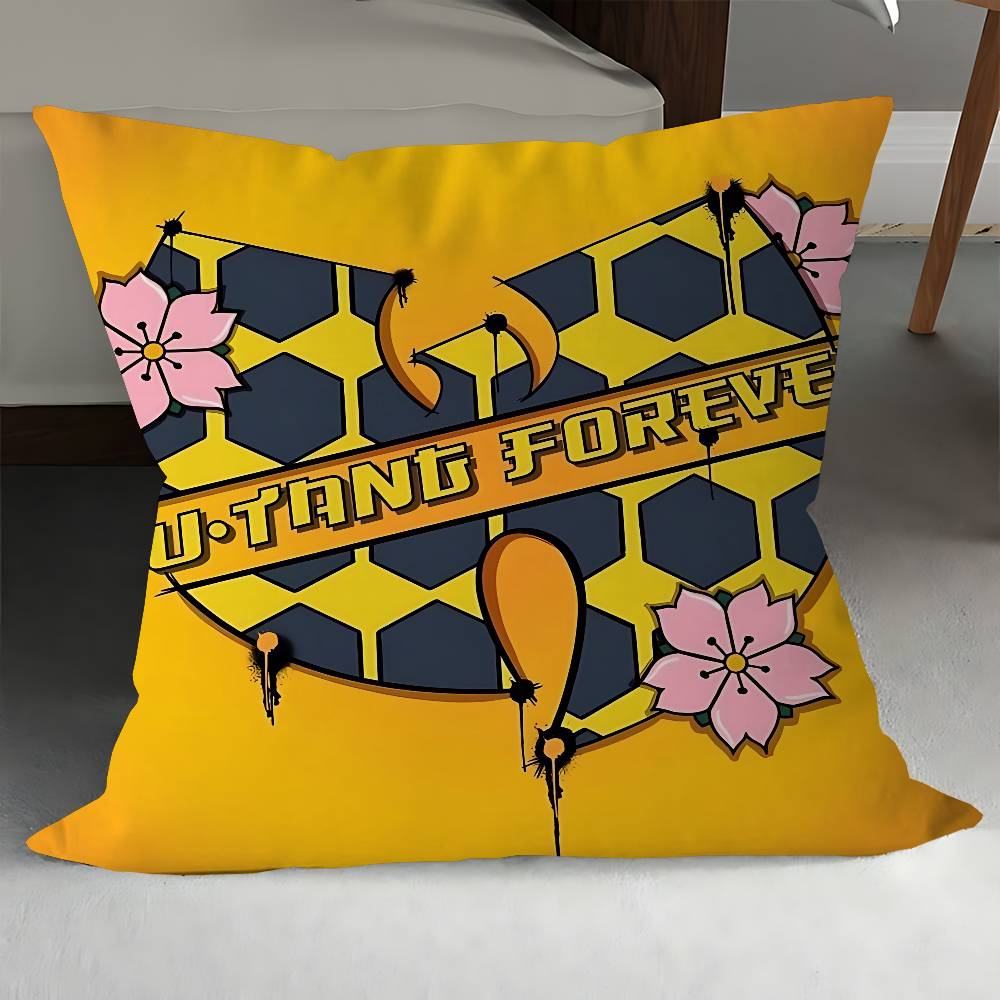 Art W-Wu T-Tang Clan Maple Cushion Cover Inches Farmhouse Decor Home Throw Pillow Covers For Couch Decorations