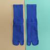 Colorful Cotton Split-Toe Socks: Japanese-Style Mid-Calf Toe Socks for Women, Perfect for All Seasons and Flip-Flops