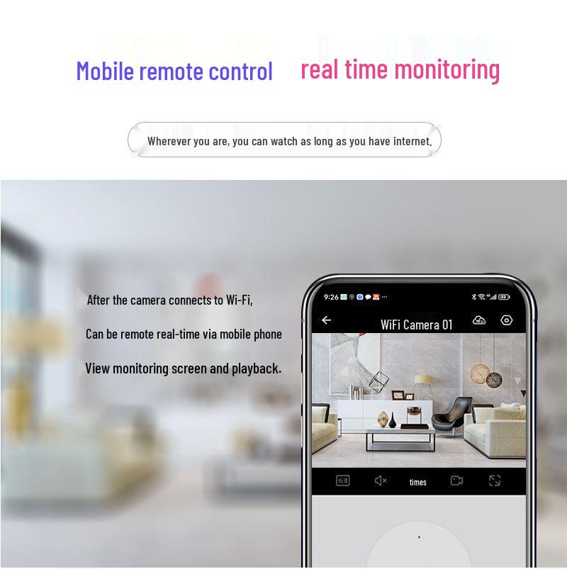 Wireless HD Night Vision Surveillance Camera with 4G Mobile Intercom