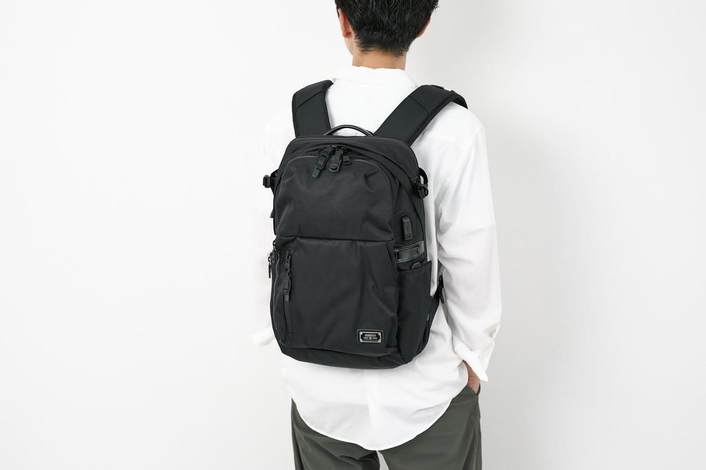 ASSOB Cordura Dobby 305D Black S/D Backpack, (ASV-61421-BK)