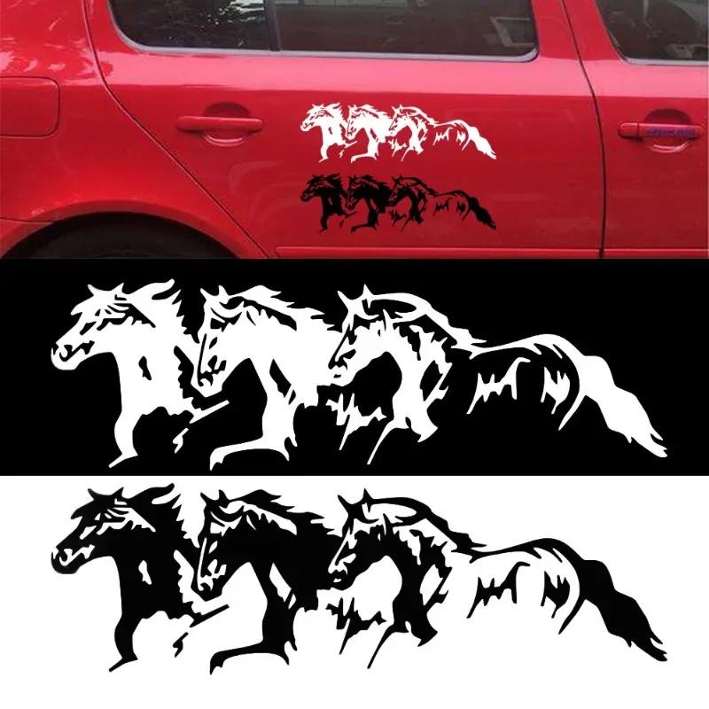 car stickers Running Horses vinyl car sticker waterproof cool waterproof removable decal self-adhesive car auto stickers