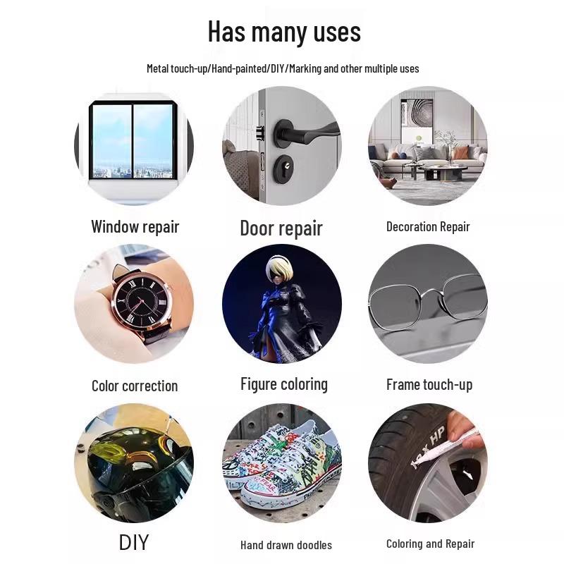 Industrieller wasserfester ölbeständiger Metall-Lackmarker für Automobil, Türen, Fenster und Brillengestelle