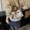 Urban Style Water Bucket Shoulder Bag For Women With Details And Zipper