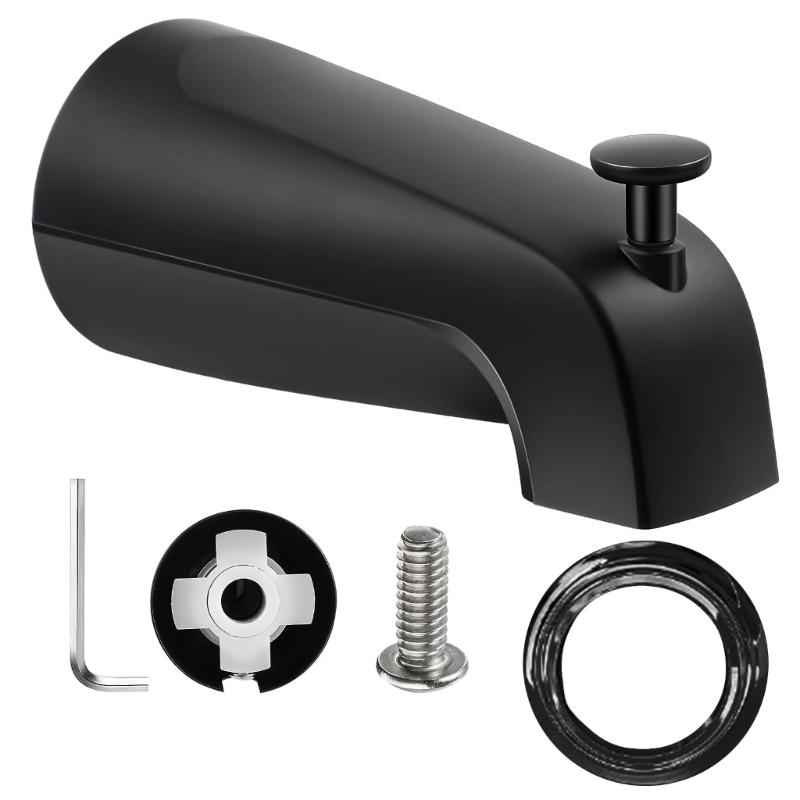 Bathtub Faucet Replacement with Diverter Pull Type Bathtub Faucet Zincs Alloy Bathroom Tub Spout Bathroom Accessories