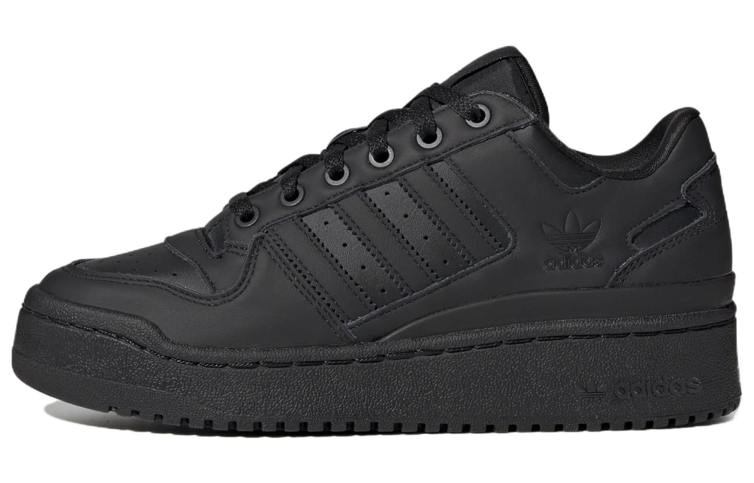Adidas Forum Bold Stripes Triple Black Women s ID6844 38