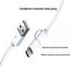 0.5/1.2/2M Quick Charge 2 in 1 USB Type C Cable Micro USB Cable For Samsung Xiaomi POCO Redmi Android Fast Charging Data Cord