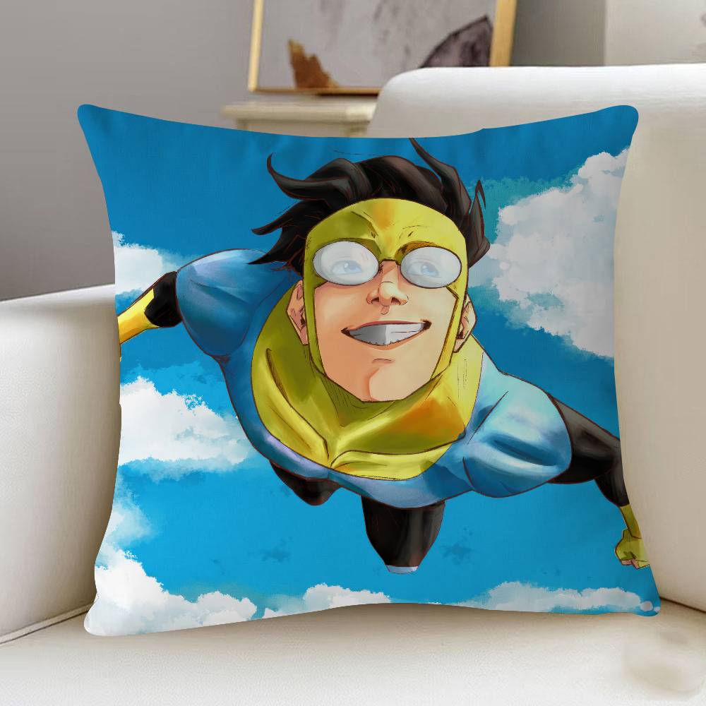 

I-Invincible Anime Cartoon 45*45cm Cushion Cover Pillow Cover Decor Pillowcase Home Pillowcase For Couch Pillow 12x12Inch