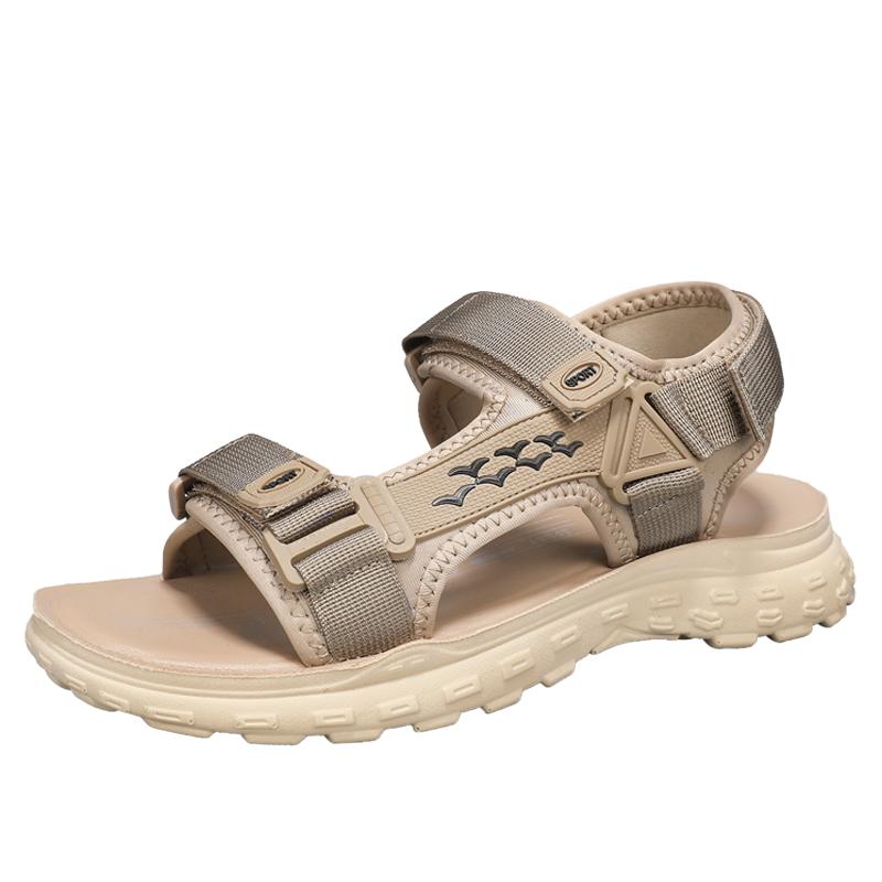 Men's Sandals Open Toe Breathable Adjustable Sneakers Non-slip Waterproof Applicable Outdoor Hiking Travel Beach Roman Shoes