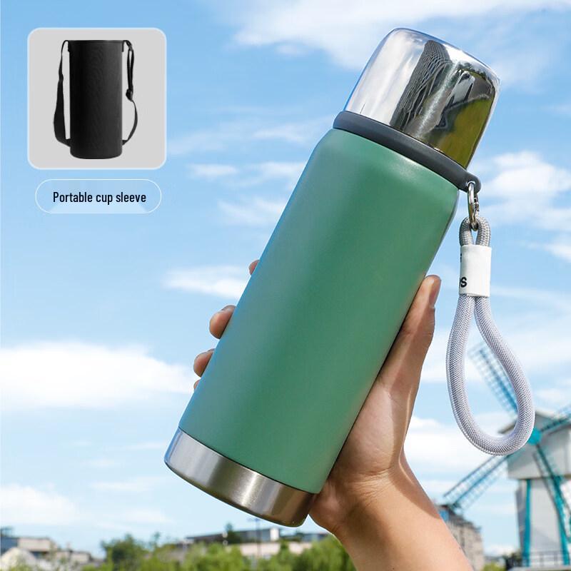 Xihe Titanium Lined Portable Insulated Tea Bottle