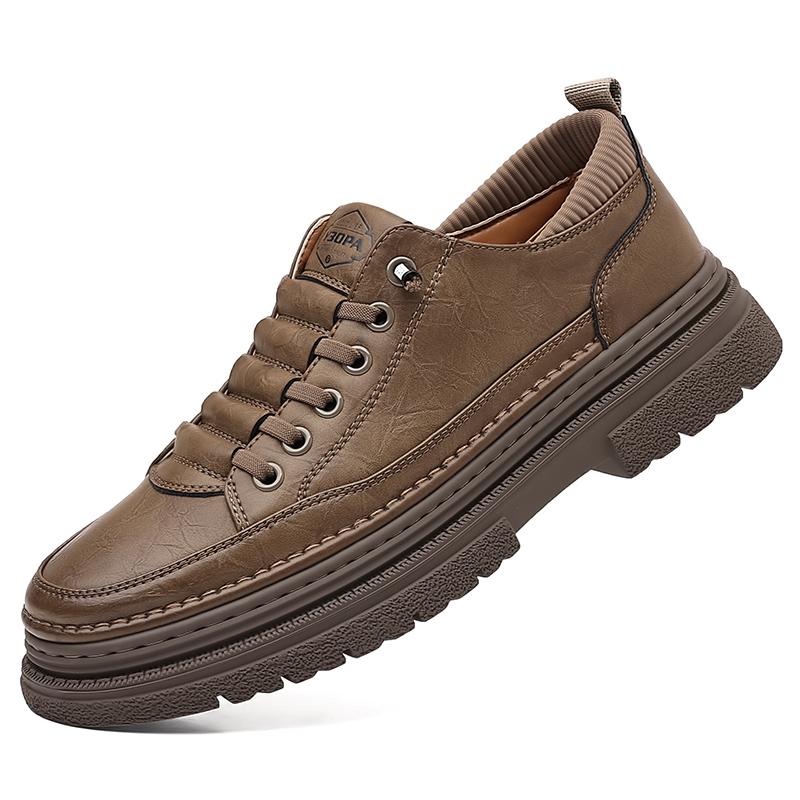 Fashion Luxury Brand Men Casual Shoes Genuine Leather Business Office Oxford Shoes Outdoor Antiskid Wear-Resistant Running Sneakers Shoe