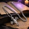 Devil's Overture: Cute Succubus Bat Girl Necklace - Dark Punk Street Style Essential