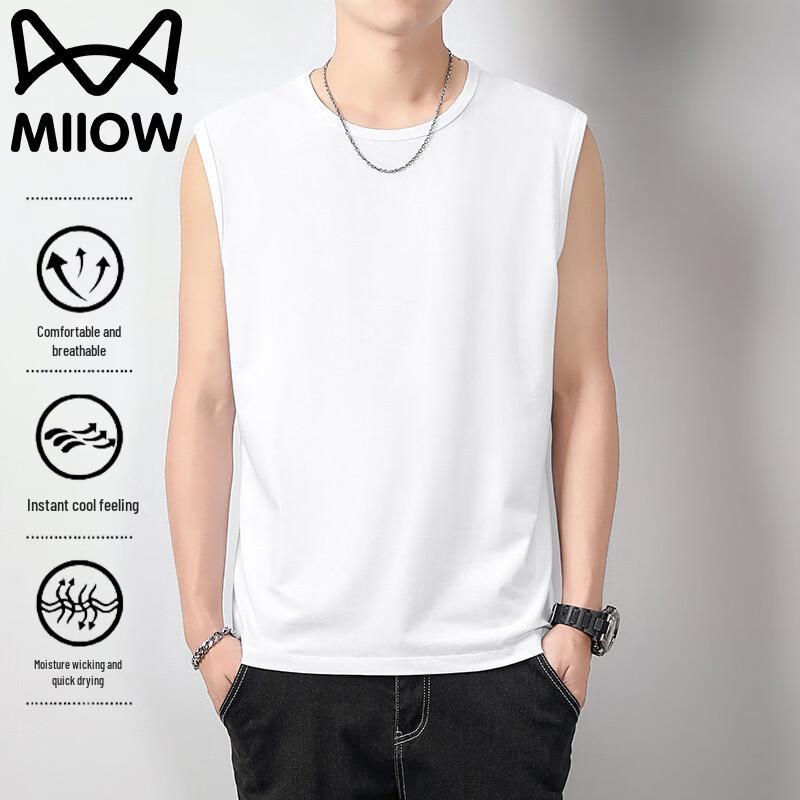 MiiOW Men s Lightweight Breathable Tank Top 2XL