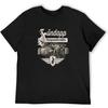 WANG LI DA Zündapp 2 T-Shirt Tandem Bicycle Cult Logo Men's Short-Sleeve T-Shirt Black
