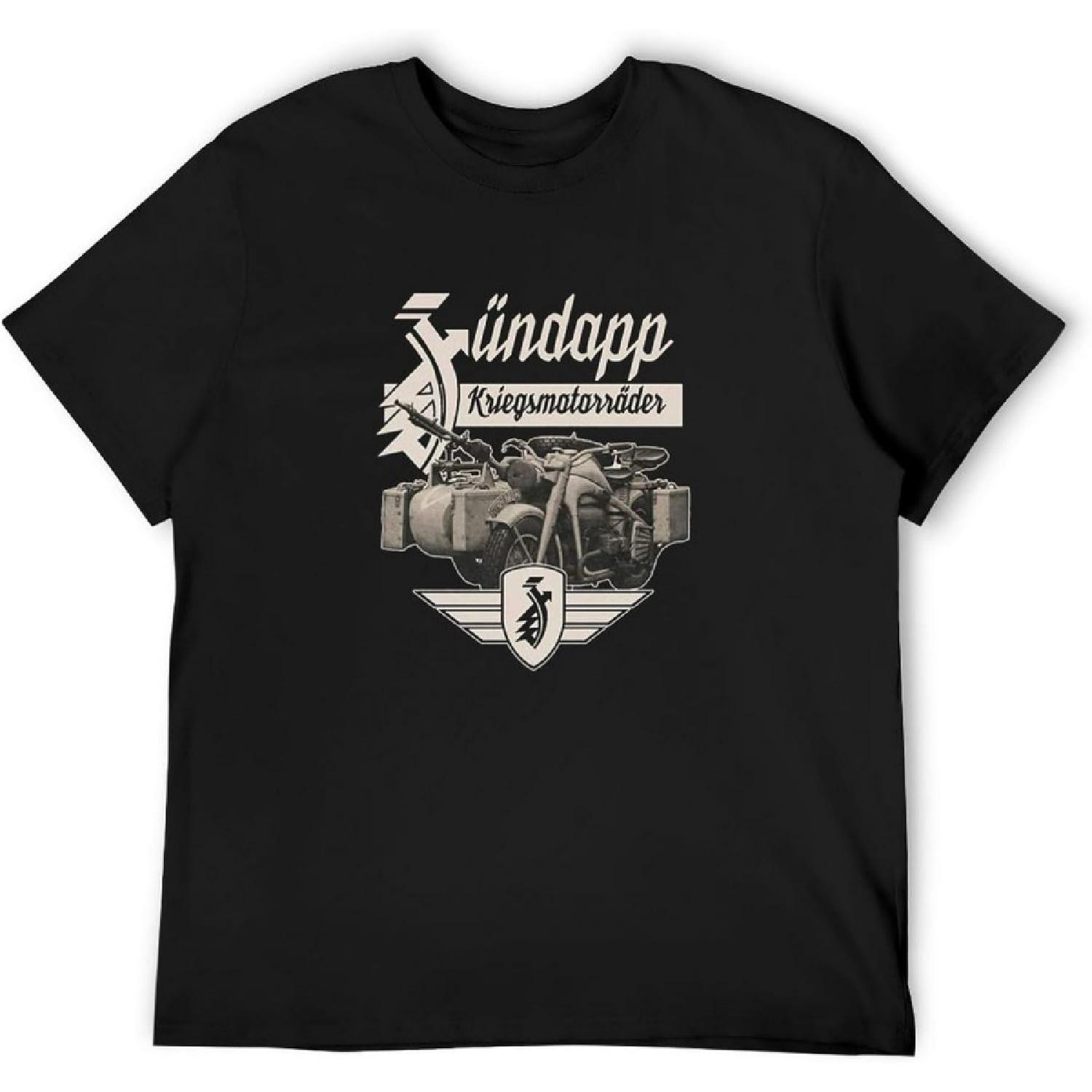 Zündapp 2 T-Shirt Tandem Bicycle Cult Logo Men s Short-Sleeve T-Shirt Black XXXXXL разноцветный