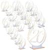 20 Stück Acryl Tischzahlen Hochzeit Elegant Bankett Party Empfang Veranstaltung Sitznummernschilder Mit Sockel Klar Platzkartenhalter