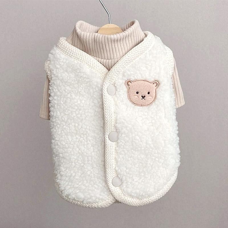 Winter Warm Pet Dogs Clothes Vest Pet Apparel Puppy Dog Clothing Dog Sweater Thickened Cat Clothes For Small Dog Jacket 3