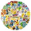 10/30/50pcs  Anime Graffiti Stickers Cute Pikachu Stickers Decals DIY Skateboard Phone Cases Kawaii Cartoon Sticker Toy