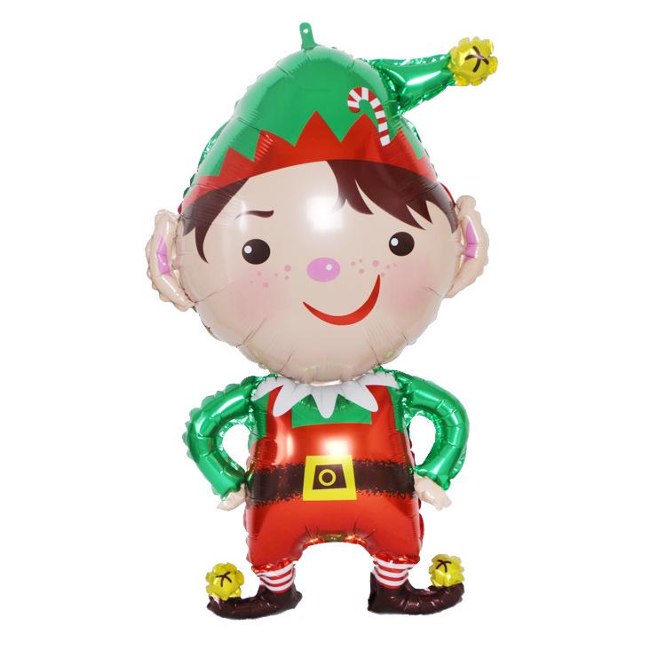 Christmas Decor Set: Snowman, Santa, Snowflake & Tree Balloons