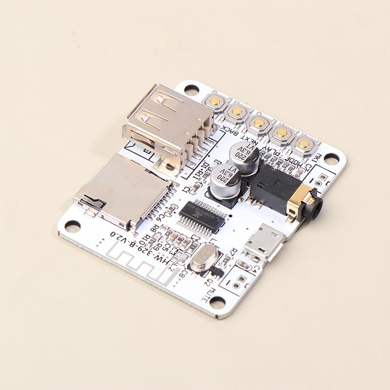 Bluetooth Audio Receiver Board With Usb Tf Card Slot Decoding Playback Preamp Output A7-004 5V 2.1 Wireless Stereo Music Module