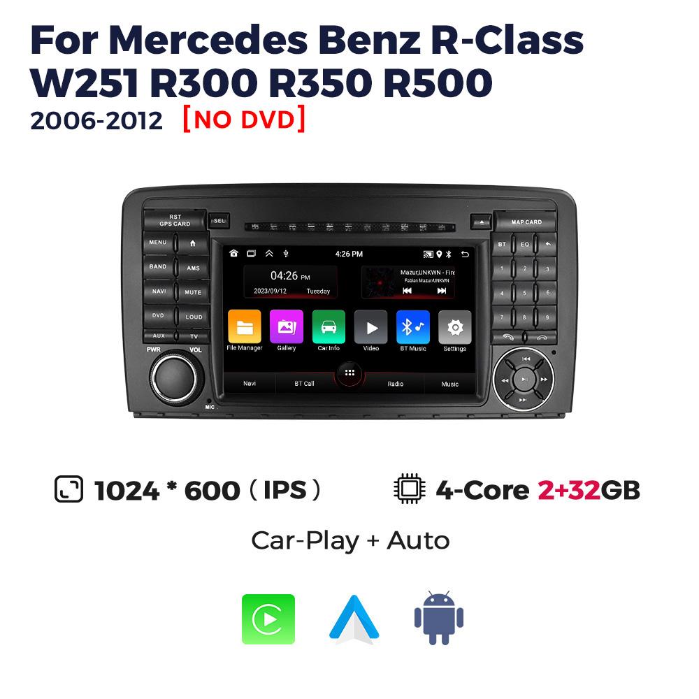 

Navifly 7 IPS Android автомобильный радиоприемник стерео для Mercedes Benz R Class R300 R350 R280 R320 R500 W251 2007-2011 мультимедийный плеер GPS