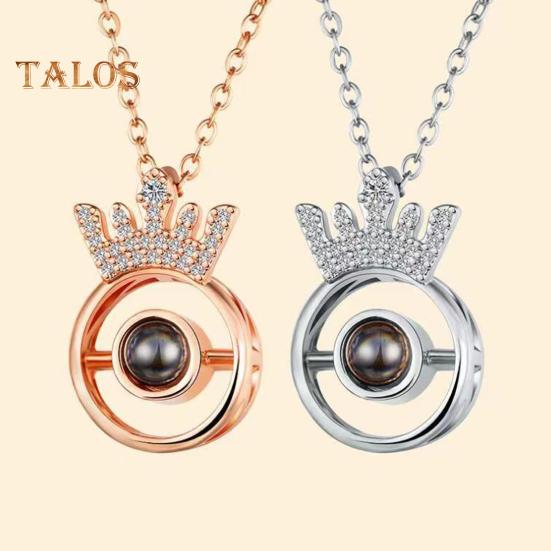 Bildehalskjede Personlig Fotoprojeksjonshalskjede Minnesmerke Valentinsdag Bursdagsgaver til Kone Kjæreste