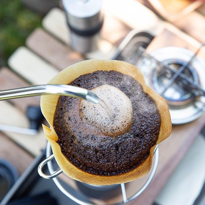 POKETLE Stainless Steel Wire Coffee Dripper, Compatible with Water Bottles (1-2 Cups)