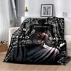 Death Notes Anime Manga Print Flannel Blanket Ultra Soft Warm Throw For Bedroom Living Room Indoor Home Decor Holiday Gift