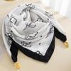 Women's Magnetic Buckle Cotton Scarf - Stylish, Lightweight, Comfortable Neck Protection