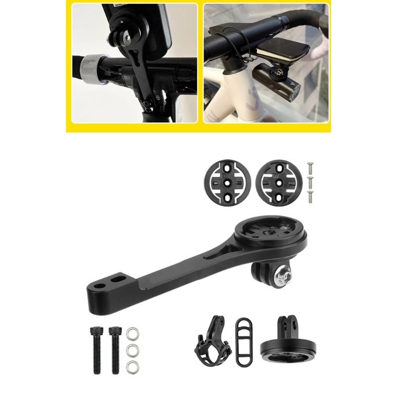 Road Bicycles Computer Mount Adjustable Out Fronts Bike Extension Bracket Light Stands Bike Computer Mount Adapters Base