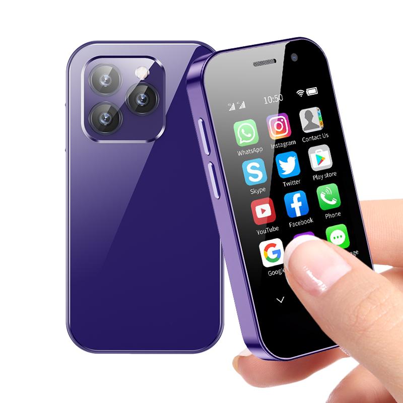 Soyes XS14 PRO 4G MINI Smartphone 3.0-inch Android 9.0 Quad-Core RAM 3GB/4GB ROM 64GB/128GB Face ID 2600mAh OTG Dual SIM Mobile Phone