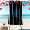 Club Brugge KV Custom Name Print Beach Towel, Large Soft Quick Dry Towel for Beach Camping Swimming