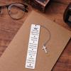 New Metal Engraved Bookmarks Stainless Steel Book Markers for Book Lovers Durable Page Holders Holiday Gifts for Book Enthusiast