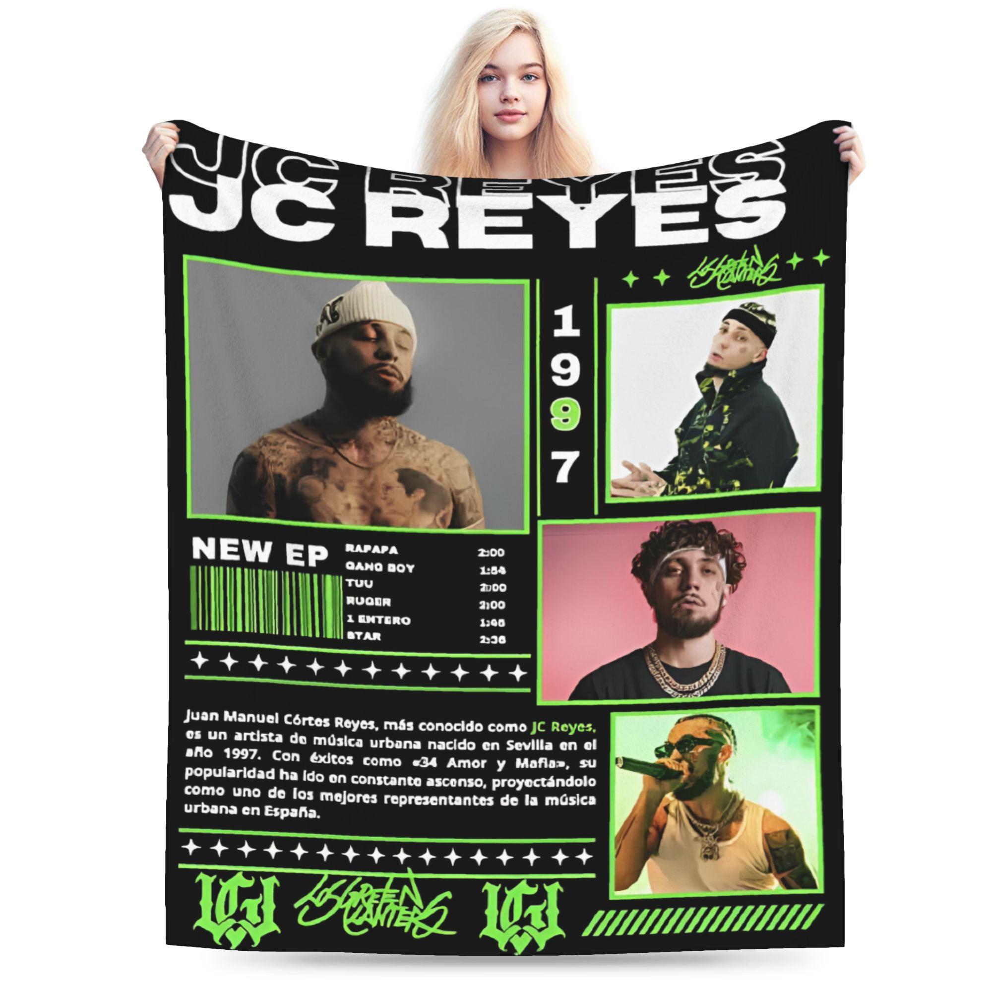 

Jc Reyes Rapper Tour Throw Blanket for Couch Fuzzy Soft Plush Blanket 50x60 Inches Multiple Sizes Bedspreads for All Seasons 75x90cm