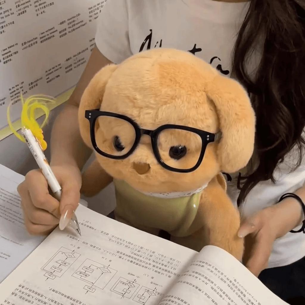 Păpușă de pluș drăguț pudel Baby Doll familie cățeluș trimite cadou de ziua de naștere fete