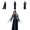 Enchanting Halloween Vampire Long Dress For Witches Perfect For Role-playing Events