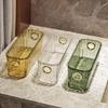 Desktop Light Luxury Cosmetic Storage Box Cosmetics Jewelry Earrings