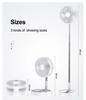 Foldable Portable Electric Fan USB Charging Office Home Telescopic Fan Low Noise Living Desk Fan