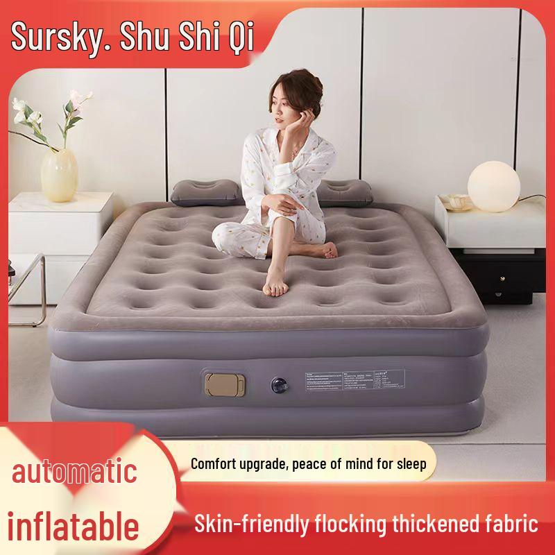 Thickened Fully Automatic Inflatable Camping Mattress - Double & Single Person Use