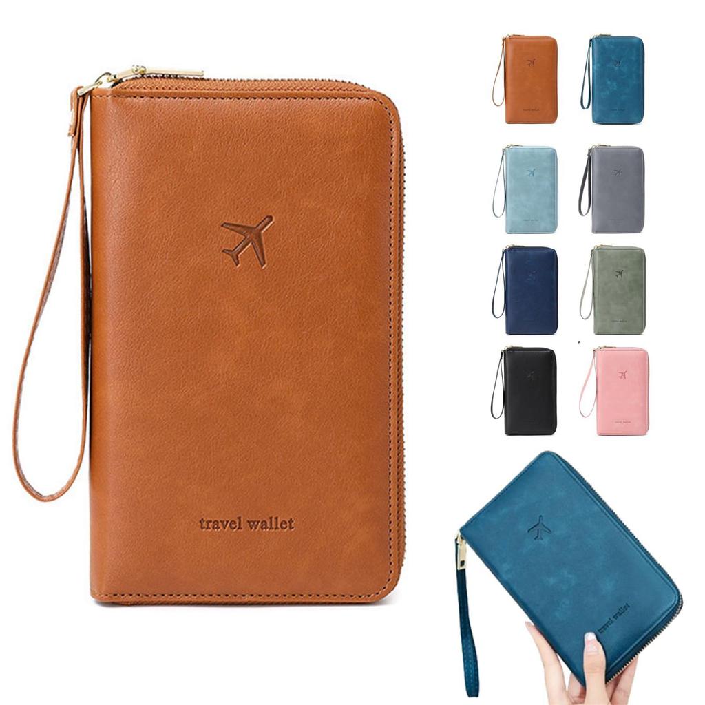 Passport Holder, Multifunctional Passport Wallet, Men's And Women's Travel Wallet, ID Card Storage Bag, Travel Wallet Protective Cover