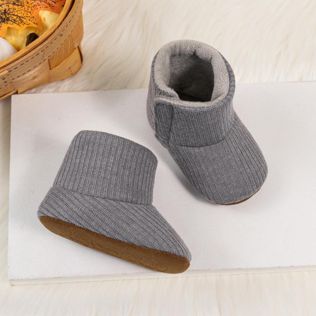 Infant Non-slip Velvet Baby Boots - Soft Sole Toddler Shoes