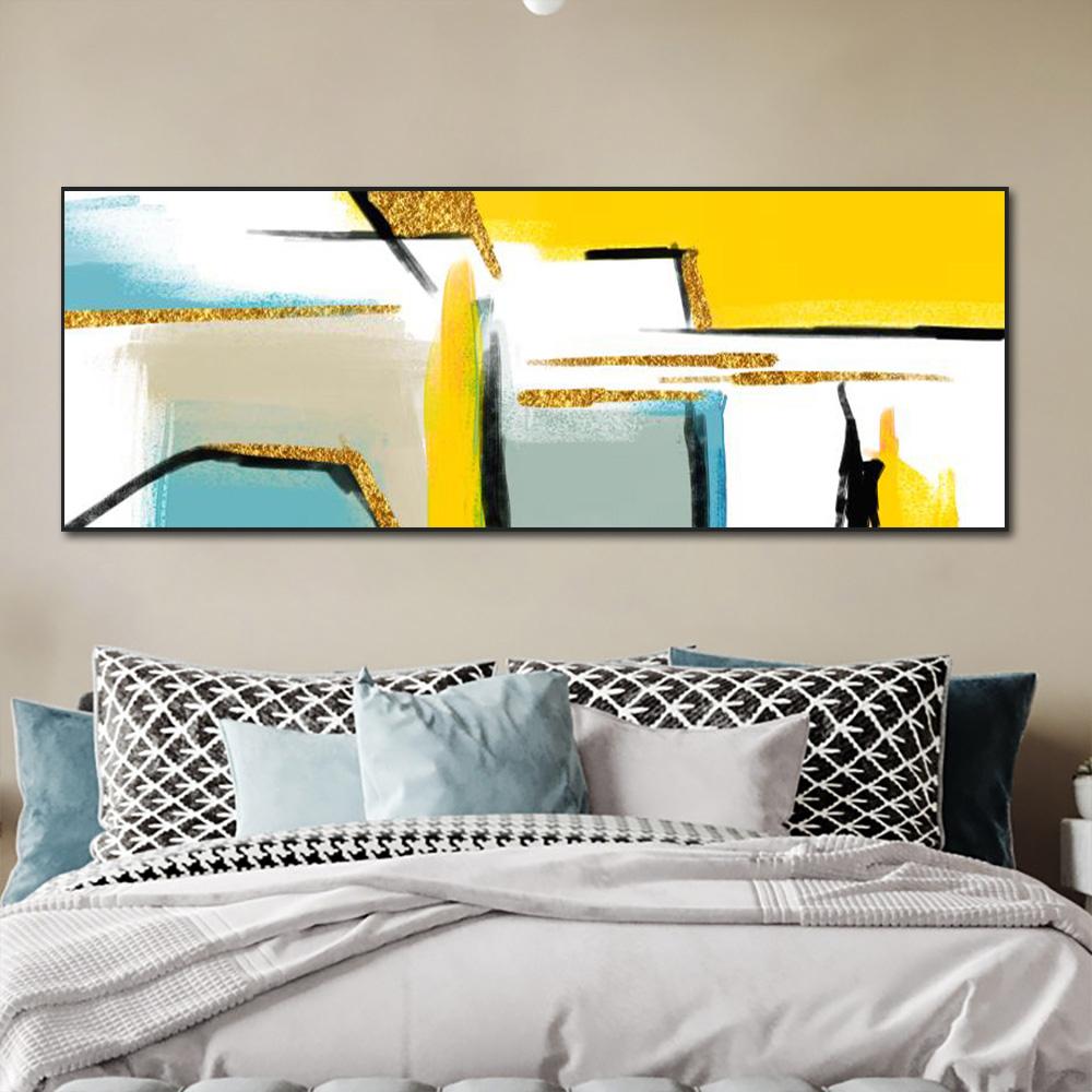 Abstract Ink Smudge Line Color Block Canvas Painting Nordic Posters and Prints Wall Art Pictures Living Room Home Decor No Frame