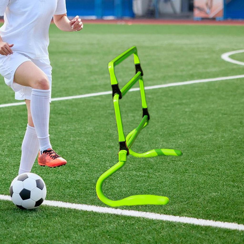 Agility Hurdles Adjustable Height Portable Speed Training Equipment for Foot Exercise Basketball