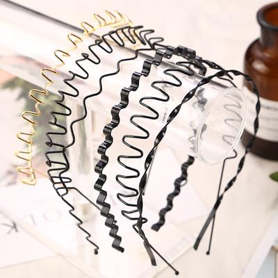 Black Hair Clips Women and Handsome Men Beauty Modeling Tool Unisex Elegant Wave Shape Hair Clamp Makeup Bath Hair Accessories