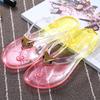 Women Summer Slippers Transparent Beach Sandals Jelly Crystal Flip Flops Wear Flat Shoes Women Outside Plus Size Chaussure Femme