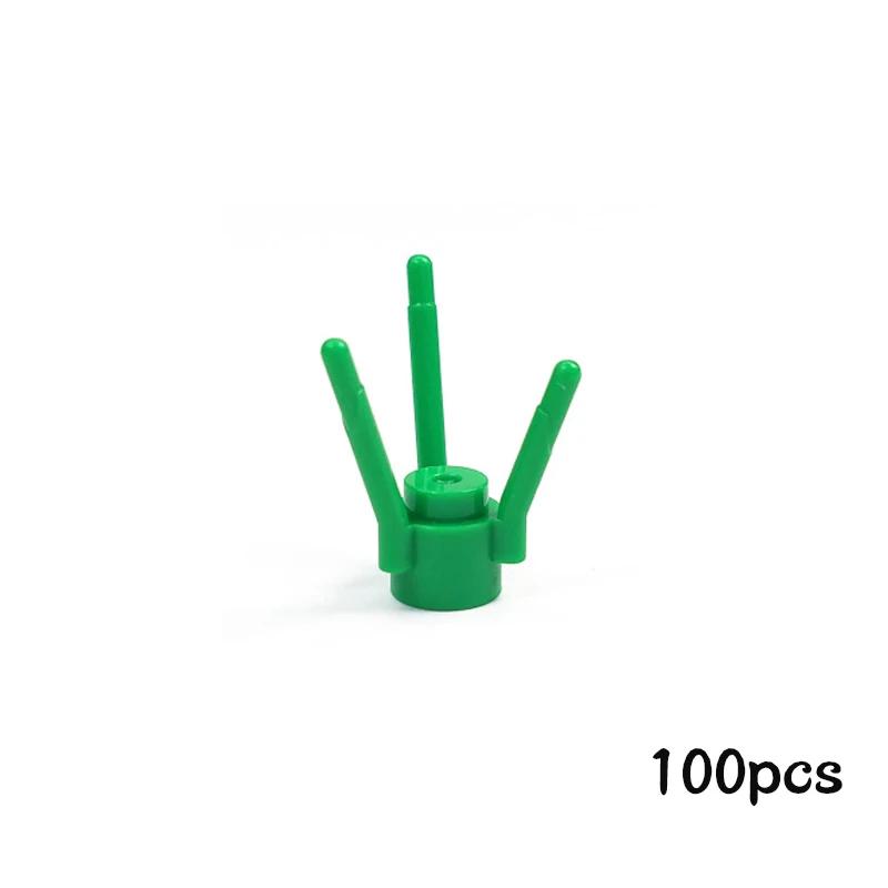 Non-Toxic Moc Building Blocks Plant Bush Tree Flower Grass Diy Buildingparts Creative Bricks 2417 2423 4727 6255 30176 33291 32607 Toys