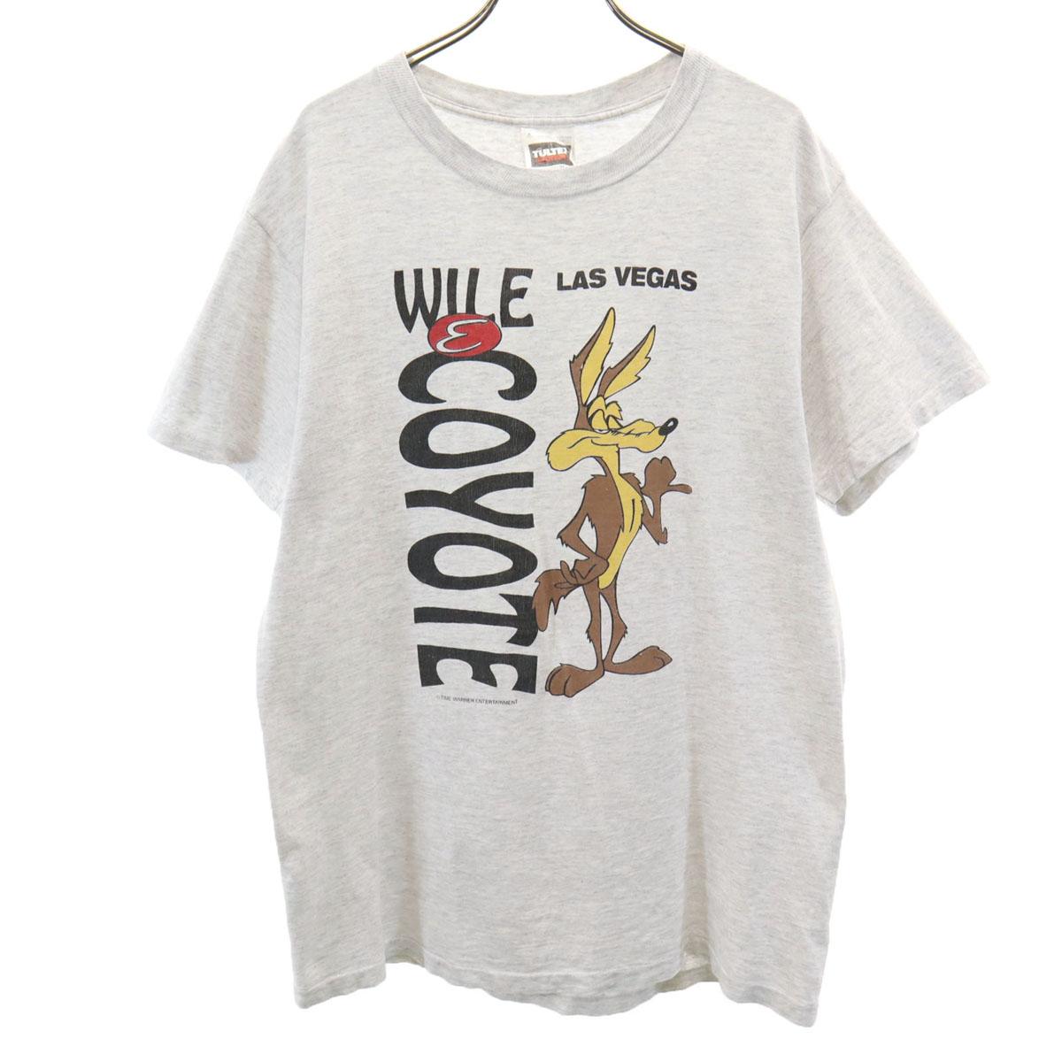 

TULTEX 90s Old Short sleeve T-shirt M Gray Single stitch Men s Used