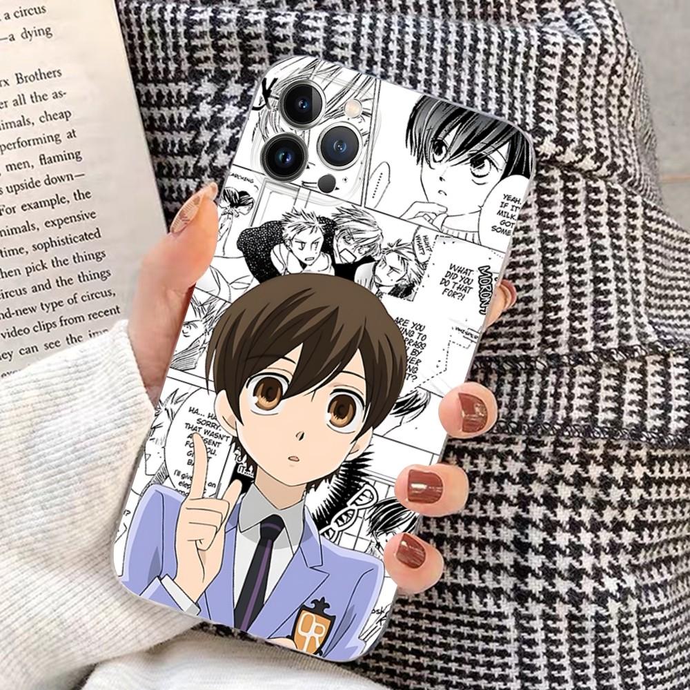 Чехол для телефона Аниме Клуб свиданий старшей школы Оран для iPhone 16 15 14 13 12 Mini 11 Pro XS Max XR SE 6 7 8 Plus Мягкий силиконовый чехол iPhone 12 mini