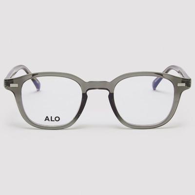 Aloeyewear [Essential] AL5505 1010G Wellington Gray Glasses Frame Blue Light Blocking Lens Selection